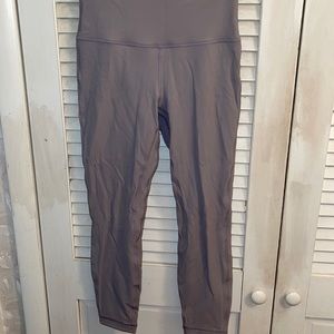 Lululemon size 8 aligne leggings taupe color